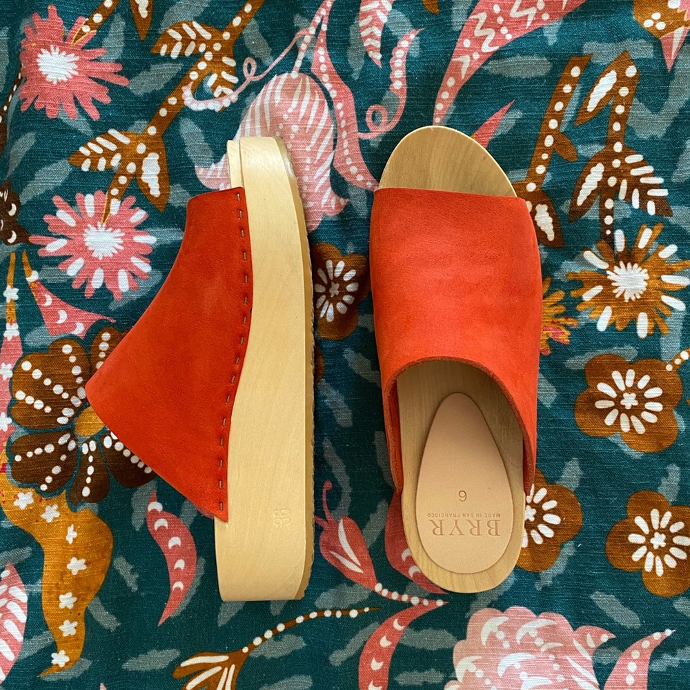Bryr Norma clog Poppy size 36/6